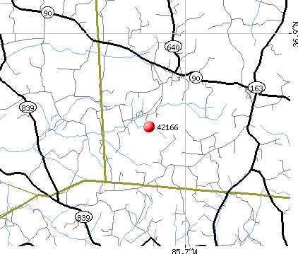 Summer Shade, KY (42166) map