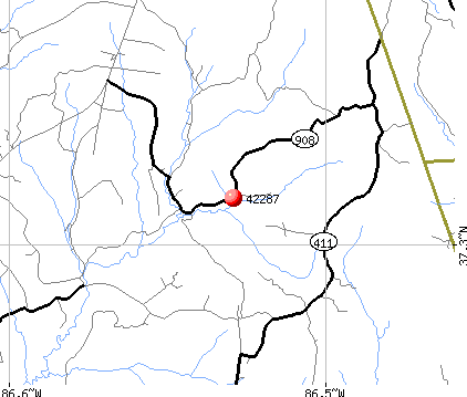 Welchs Creek, KY (42287) map