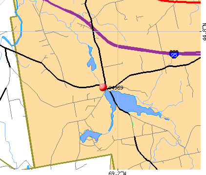 Plymouth, ME (04969) map