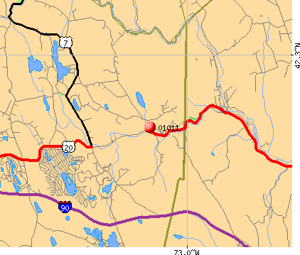 Chester, MA (01011) map