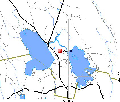 Smithfield, ME (04978) map