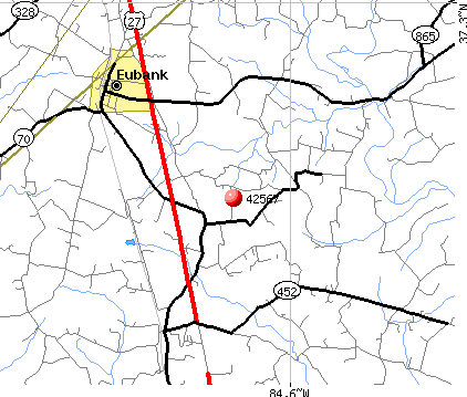 Eubank, KY (42567) map
