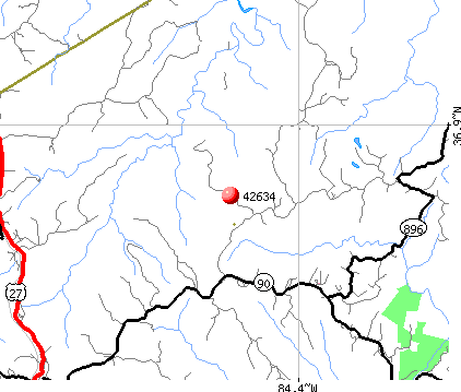 Parkers Lake, KY (42634) map