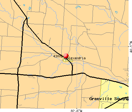 Granville South, OH (43001) map