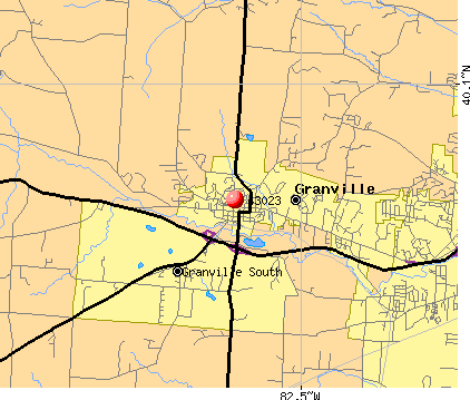 Granville, OH (43023) map