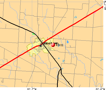 Johnstown, OH (43031) map