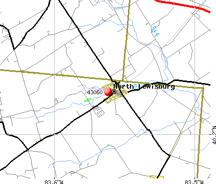 North Lewisburg, OH (43060) map