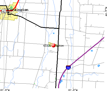 Fulton, OH (43321) map