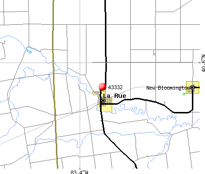 La Rue, OH (43332) map