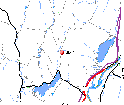 Fairlee, VT (05045) map