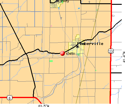 Pemberville, OH (43450) map