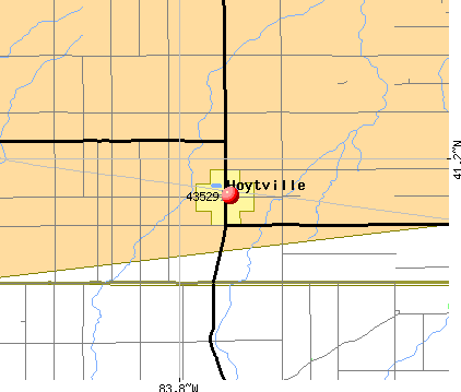 Hoytville, OH (43529) map