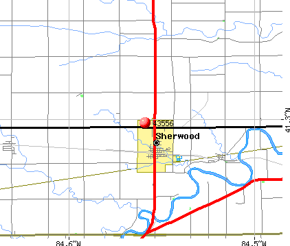 Sherwood, OH (43556) map