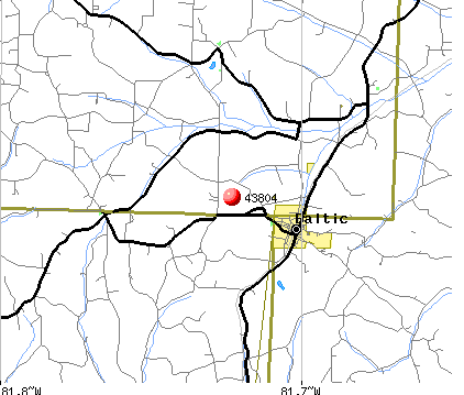 Baltic, OH (43804) map