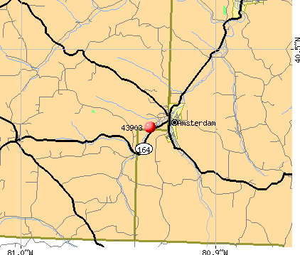 Amsterdam, OH (43903) map