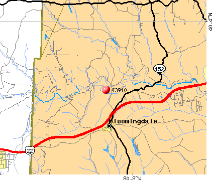 Bloomingdale, OH (43910) map