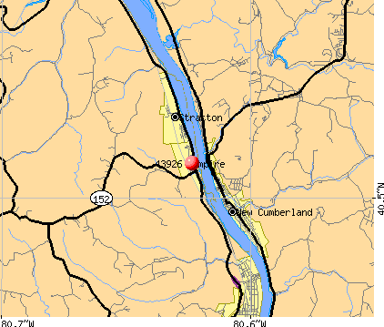 Empire, OH (43926) map