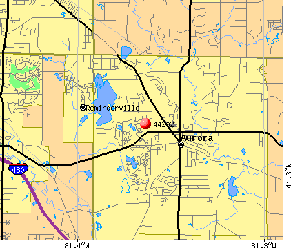 aurora ohio map zip code oh profile location
