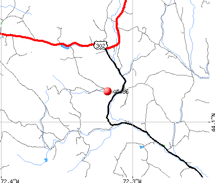 , VT (05086) map