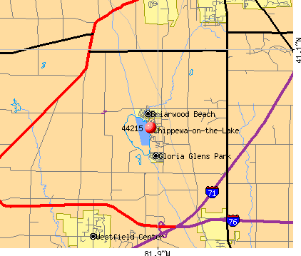 Chippewa Lake, OH (44215) map