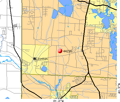 Clinton, OH (44216) map