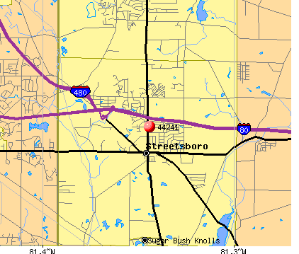 Map Of Streetsboro Ohio