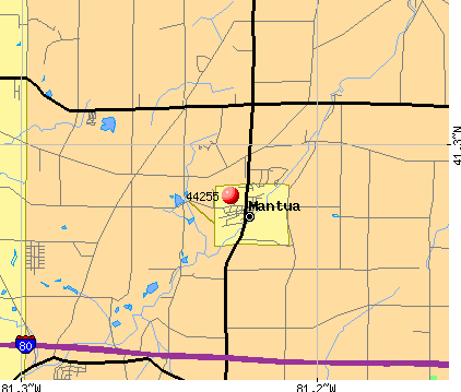Mantua, OH (44255) map