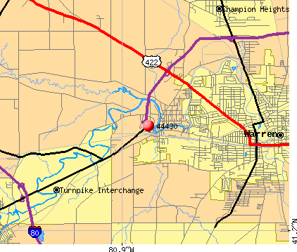 Leavittsburg, OH (44430) map