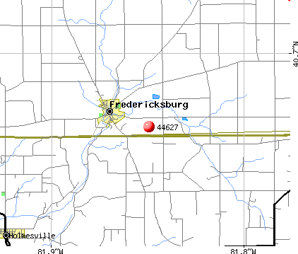 Fredericksburg, OH (44627) map