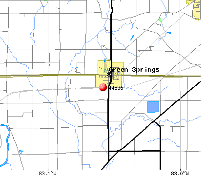 Green Springs, OH (44836) map