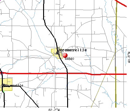 Jeromesville, OH (44840) map