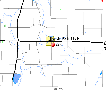 North Fairfield, OH (44855) map