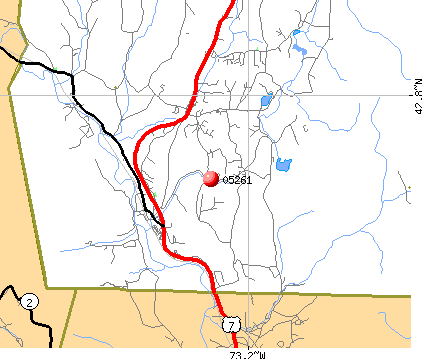Pownal, VT (05261) map