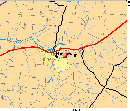Morrow, OH (45152) map