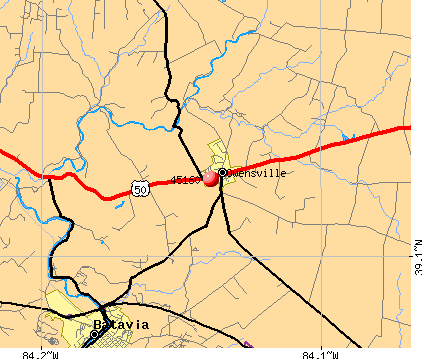 Owensville, OH (45160) map