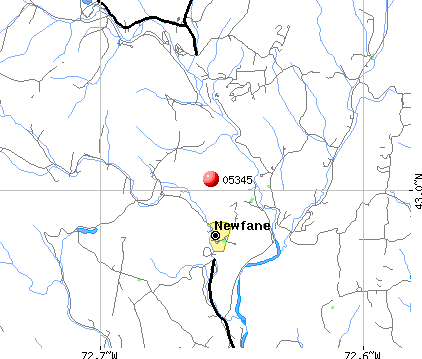 Newfane, VT (05345) map