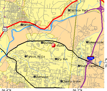 45244 Zip Code (dry Run, Ohio) Profile - Homes, Apartments, Schools 