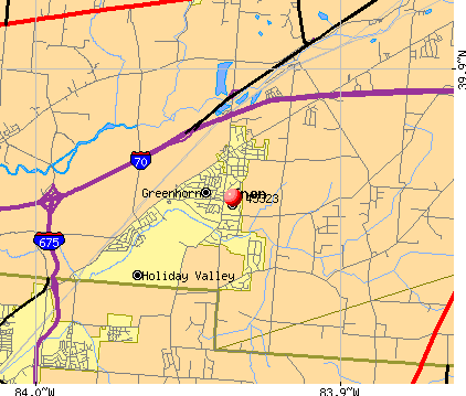 Enon, OH (45323) map