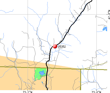 Readsboro, VT (05352) map