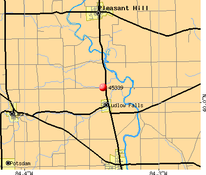 West Milton, OH (45339) map