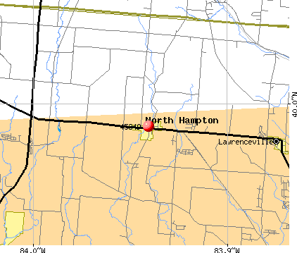 North Hampton, OH (45349) map