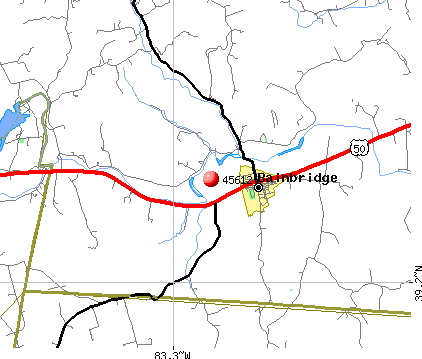 Bainbridge, OH (45612) map