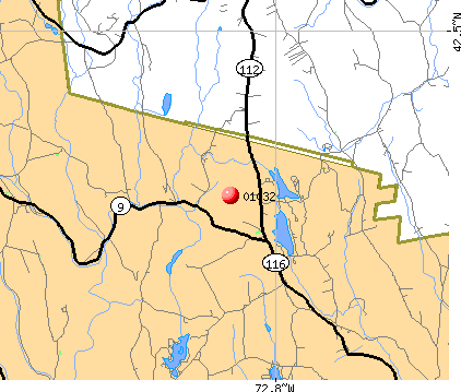 Goshen, MA (01032) map