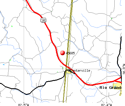 Centerville, OH (45685) map