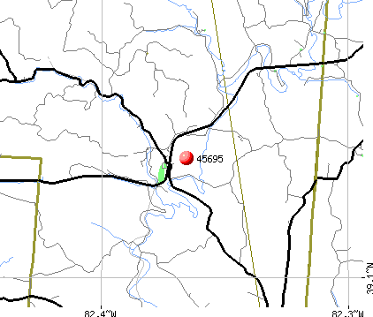 Wilkesville, OH (45695) map