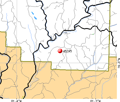 Lower Salem, OH (45745) map