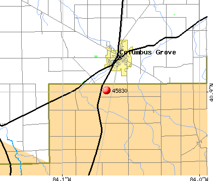Columbus Grove, OH (45830) map