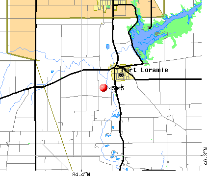 Fort Loramie, OH (45845) map