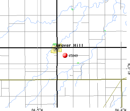 Grover Hill, OH (45849) map