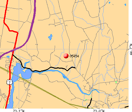 Fairfax, VT (05454) map